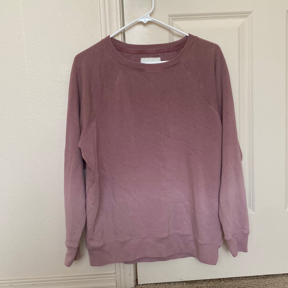 Women’s S American Eagle Mauve Ombré Crewneck Sweatshirt